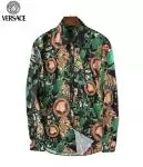 gianni versace chemise homme vert medusa